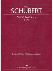 Stabat Mater in G Minor D. 175 - Vocal Score