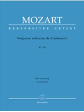 Vesperae solennes de Confessore K. 339 (Vocal Score)