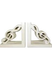 G-Clef Bookends - Set of Two