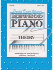 David Carr Glover Method for Piano: Theory, Level 1