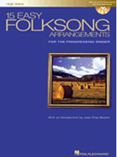 15 Easy Folksong Arrangements - High Voice - Book & Audio Access