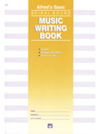 10 Stave Music Writing Book (9 x 12)
