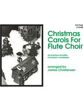 Christmas Carols For Flute Choir - 3rd Flute