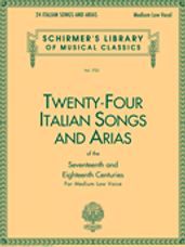 24 Italian Songs & Arias of the 17th & 18th Centuries (Book only)