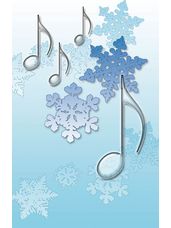 Schaum Recital Program Blanks #71: Snowflakes and Notes