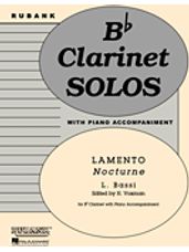Lamento - B Flat Clarinet Solos With Piano