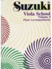 Suzuki Viola School Piano Acc., Volume 4