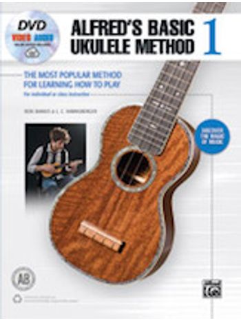 Alfred's Basic Ukulele Method 1 (Book/DVD/Online Audio)