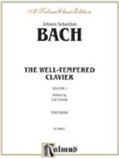 Bach: The Well-Tempered Clavier (Volume I) (Ed. Carl Czerny)