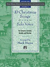 10 Christmas Songs for Solo Voice (Book/CD)