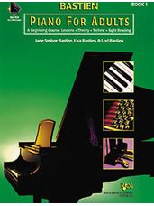 Bastien Piano For Adults - Book 1 (Book & Audio)